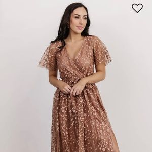 Baltic Born Marseille Embossed Maxi Dress